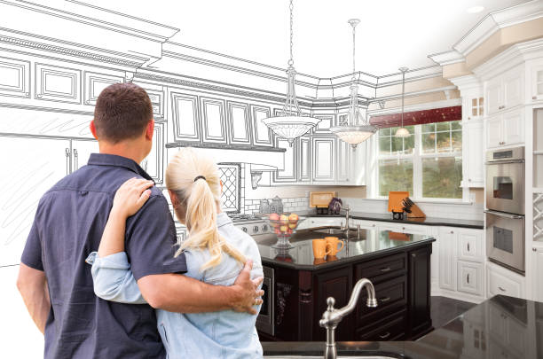 Professional Kitchen Island Installation technician working in Louisville, OH